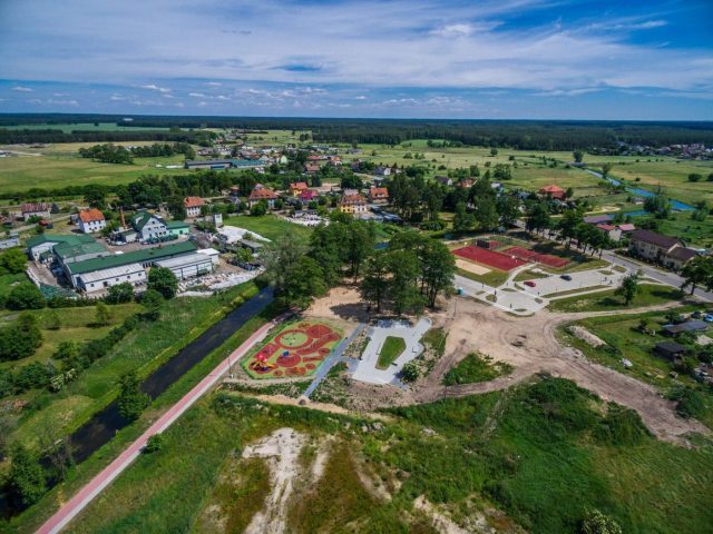 Nowy plac dożynkowy w Wielbarku